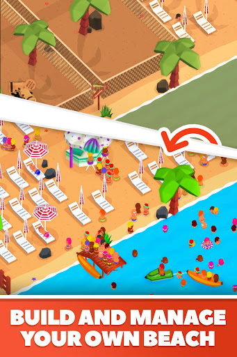 Idle Beach Tycoon : Cash Manager Simulator apkdebit screenshots 1