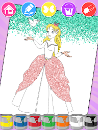 Princess Coloring & Dress Up