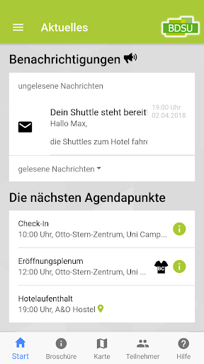 Android application BDSU screenshort