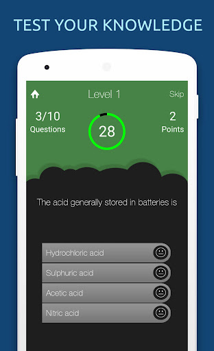 Android application Chemistry Quiz Test Trivia screenshort