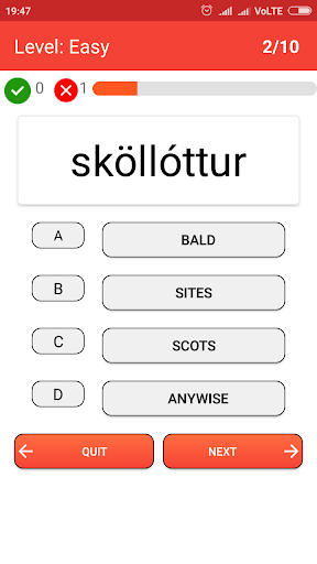 English To Icelandic Dictionary