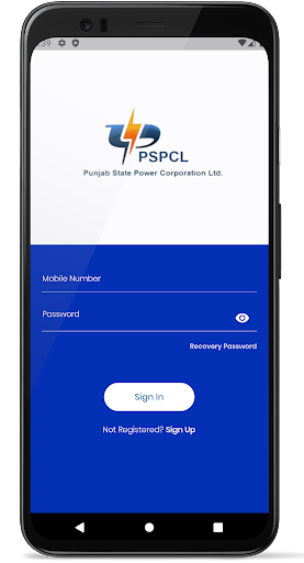 Android application PSPCL SMART METER SERVICES screenshort
