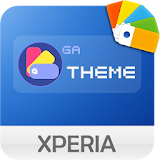 GALAXY XPERIA Theme | JUST BLUE 🎨Design For SONY icon