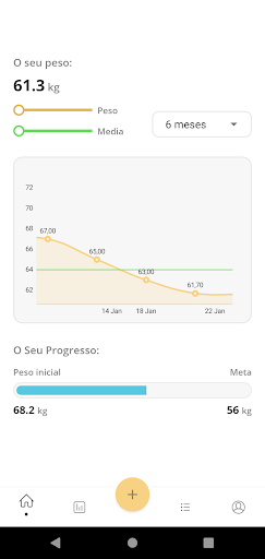 Visualização do aplicativo