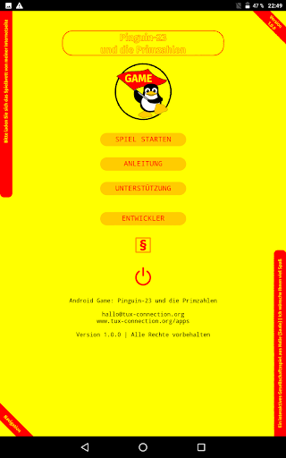 Pinguin-23 und die Primzahlen Screen 2
