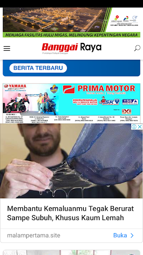 Android application Banggai Raya screenshort