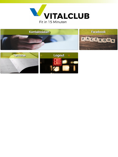 Android application VITALCLUB screenshort