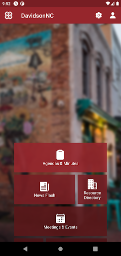 Android application Town of Davidson screenshort
