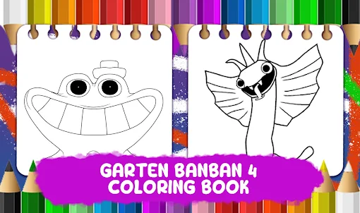 Banban 4 Coloring Book