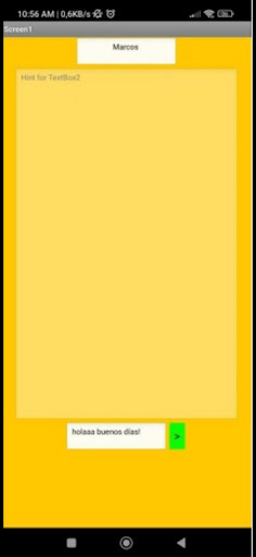 Android application ClassyMessaging screenshort