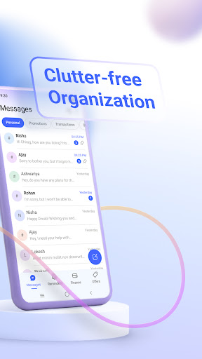 SMS Organizer Screen 2