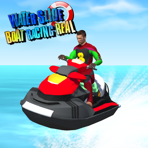 Water Slide Boat Racing Real  Icon