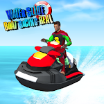 Cover Image of Download Water Slide Boat Racing Real  APK