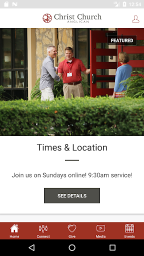 Android application Christ Church KC screenshort