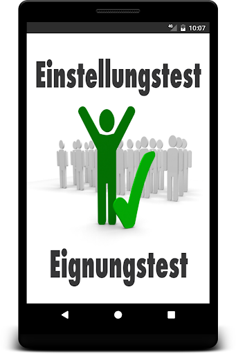 Android application Eignungstest Einstellungstest screenshort