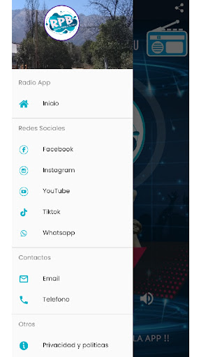 Android application Radio Piedra Blanca screenshort