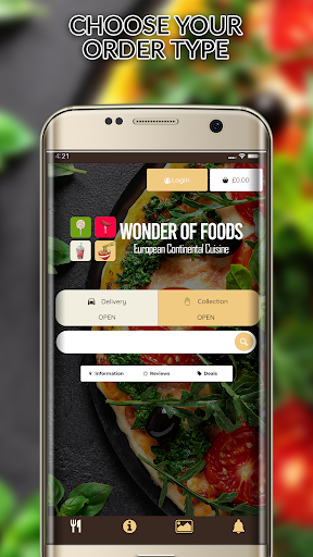 Android application Wonder Of Foods screenshort