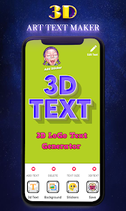 3D art-text maker