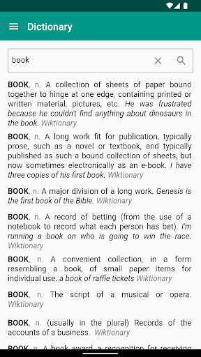 Android application Fun English Dictionary Plus screenshort