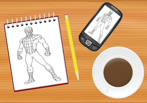 How To Draw Superhero and Logo Screen 2