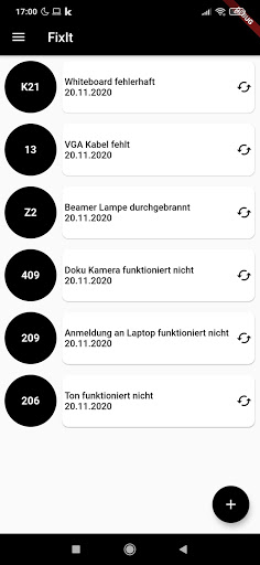 Android application FixIT screenshort
