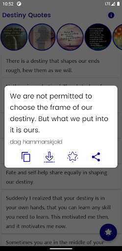 Destiny Quotes and Sayings Screen 3