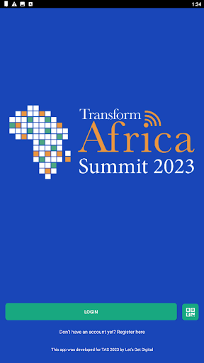 Android application Transform Africa Summit 2023 screenshort