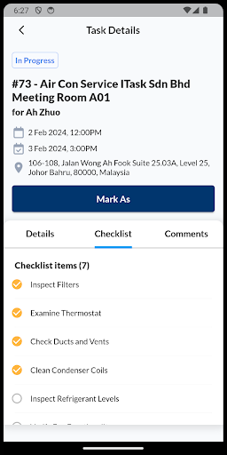 iTaskCo - Management Software Screen 3