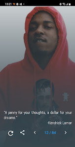 Screenshot 7 Kendrick Lamar Quotes, Lyrics android