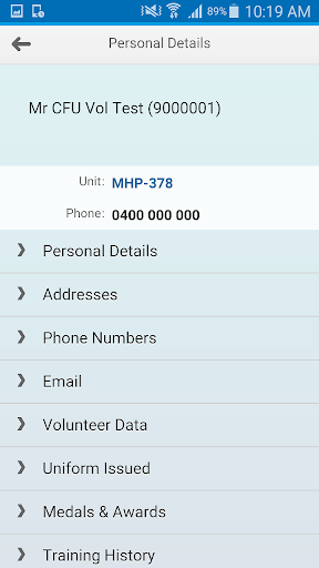 CFU Admin Screen 2