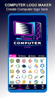 Computer Logo Maker - Creatorのおすすめ画像1