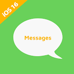 Cover Image of डाउनलोड Messages iOS 16  APK
