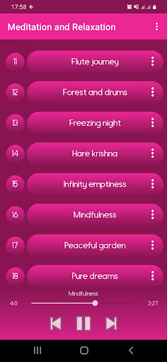 Meditation and Relaxation Screen 3