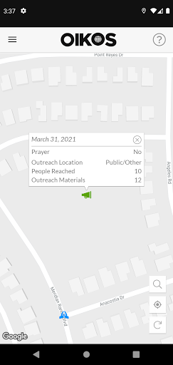 Oikos Outreach Screen 2