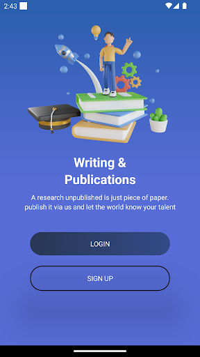 Writing and Publications Screen 2