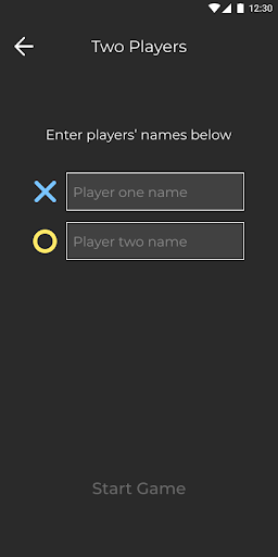 TicTacToe Screen 2