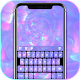 Purple Holographic Keyboard Background Download on Windows
