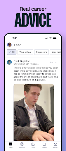 Screenshot of Handshake Jobs & New Careers