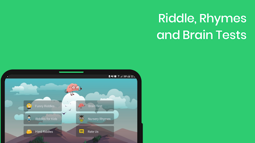 Android application Riddle Rhyme Brain Test ofline screenshort