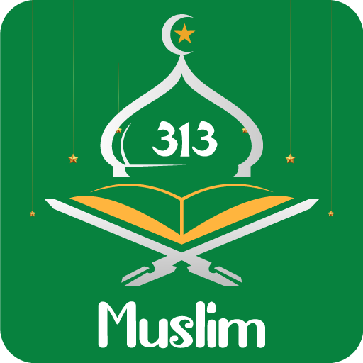 Muslim 313 : Al Quran, Prayer Logo