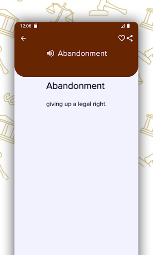 Law Dictionary Screen 3