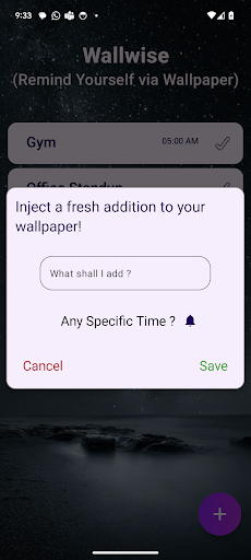 Wallwise (Wallpapers Reminder) Screen 2