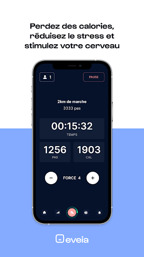 Android application eveia activ screenshort