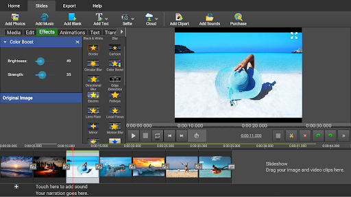 Android application PhotoStage Slideshow screenshort
