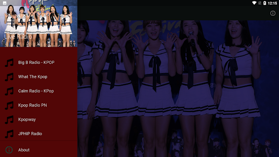 Live K-Pop Radio Screenshot