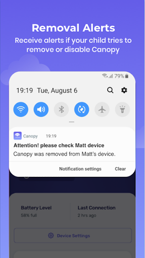 Canopy - Parental Control App Screen 2