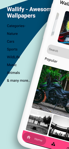 Android application Wallify - Fresh HD Wallpapers screenshort