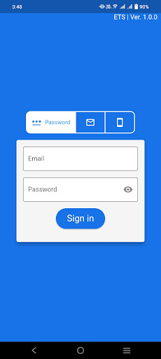 Android application ETS screenshort