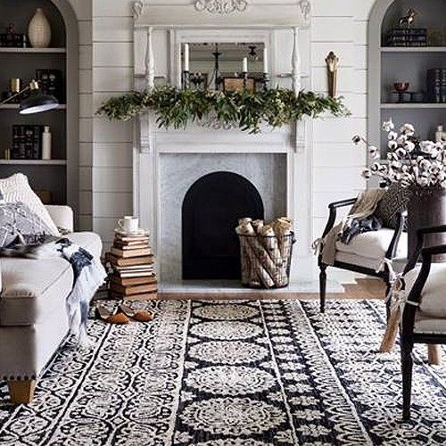 Screenshot of Living Room with Fireplace