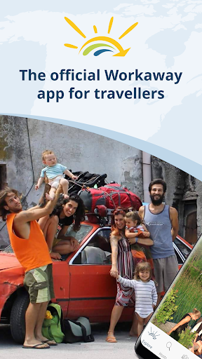 Android application Workaway App for Travellers screenshort